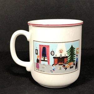 Villeroy Boch Christmas coffee mug Naif, house gat